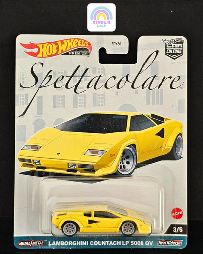 Premium Hot Wheels Lamborghini Countach LP 5000 QV Spettacolare - Kinder Logs