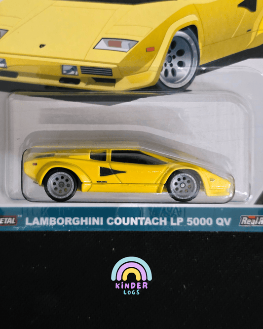 Premium Hot Wheels Lamborghini Countach LP 5000 QV Spettacolare - Kinder Logs