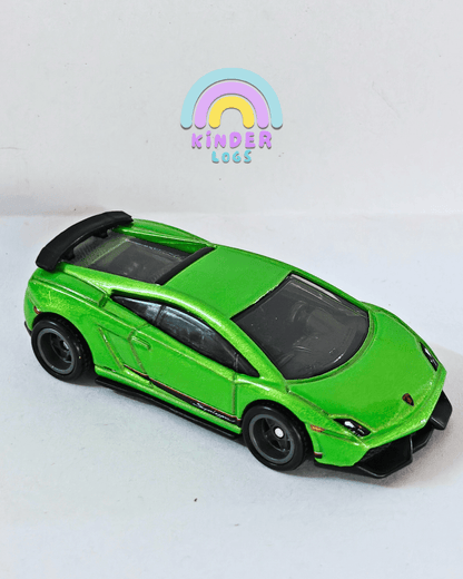 Premium Hot Wheels Lamborghini Gallardo LP 570 - 4 Superleggera - Green (Uncarded - New) - Kinder Logs