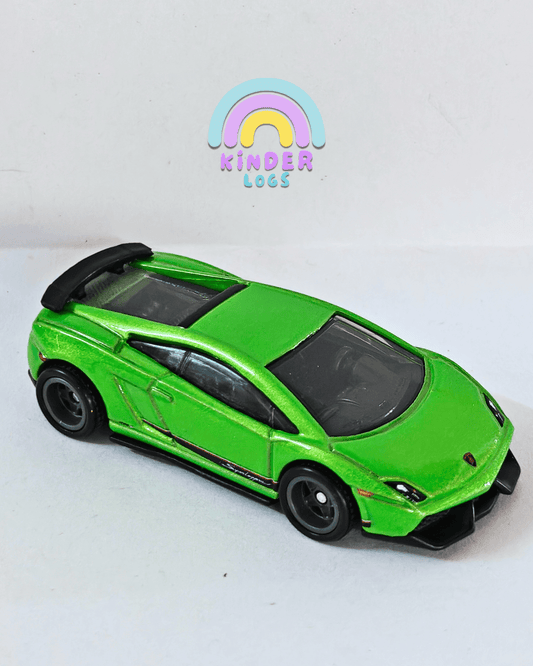 Premium Hot Wheels Lamborghini Gallardo LP 570 - 4 Superleggera - Green (Uncarded - New) - Kinder Logs