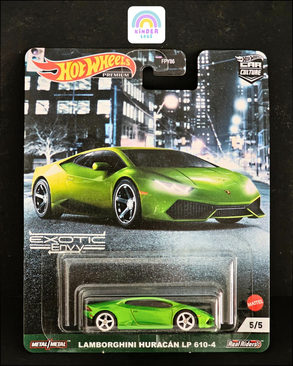 Premium Hot Wheels Lamborghini Huracan LP 610 - 4 - Kinder Logs