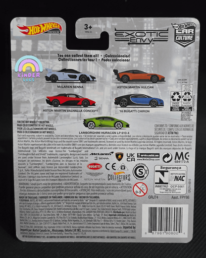Premium Hot Wheels Lamborghini Huracan LP 610 - 4 (Imported) - Kinder Logs