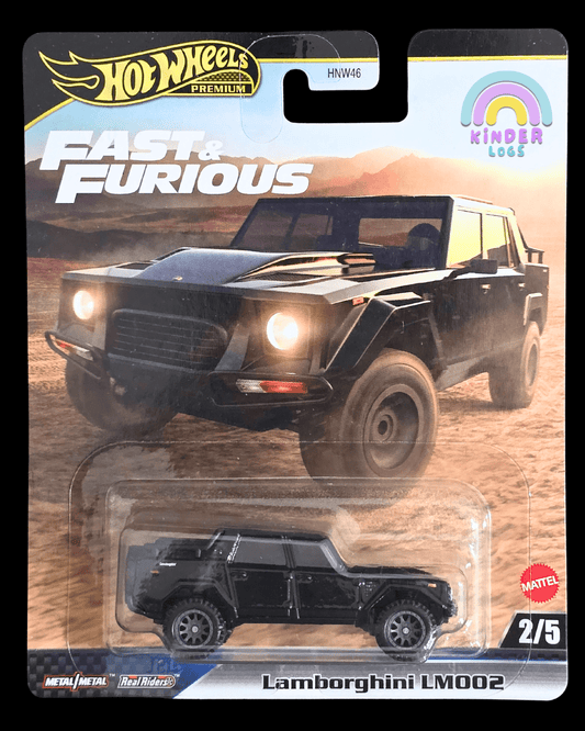Premium Hot Wheels Lamborghini LM002 - Fast & Furious - Kinder Logs