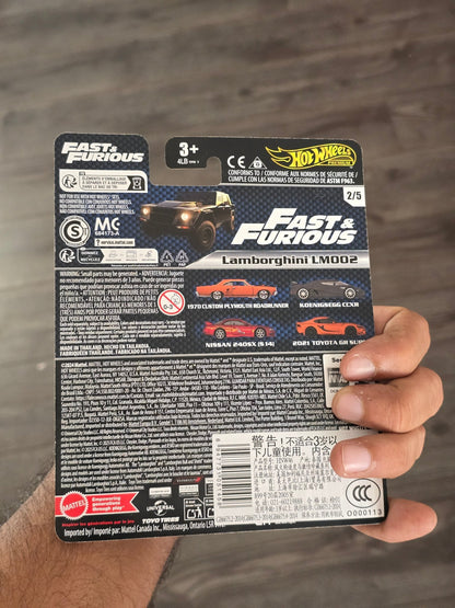 Premium Hot Wheels Lamborghini LM002 - Fast & Furious - Kinder Logs