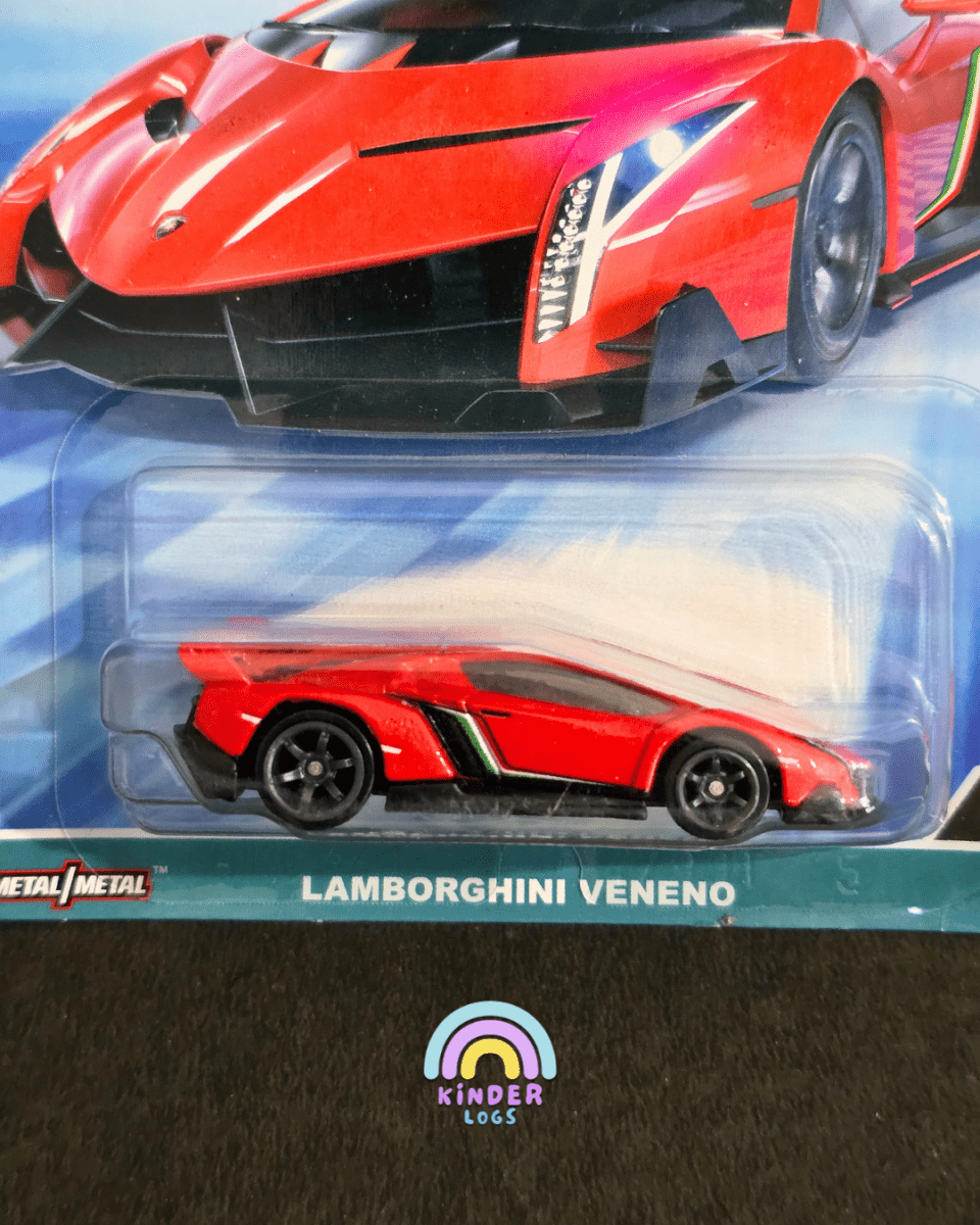 Premium Hot Wheels Lamborghini Veneno - Speed Machines (Imported) - Kinder Logs