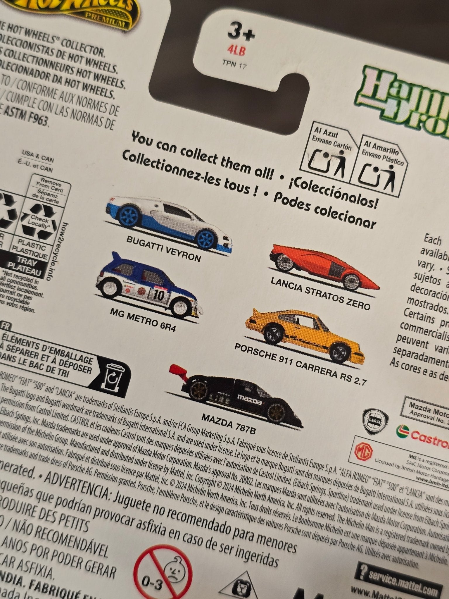 Premium Hot Wheels Lancia Stratos Zero - Hammer Drop (Imported) - Kinder Logs