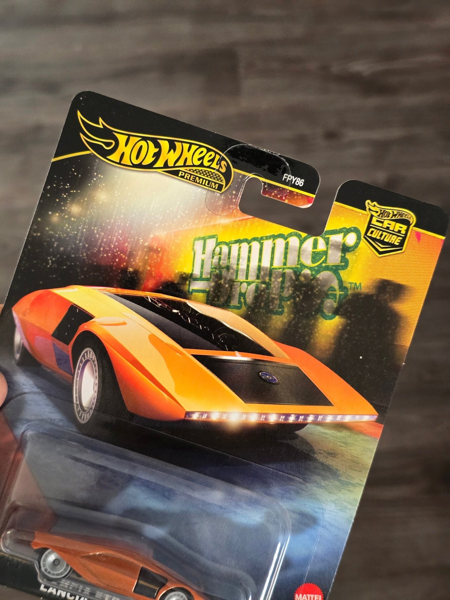 Premium Hot Wheels Lancia Stratos Zero - Hammer Drop (Imported) - Kinder Logs