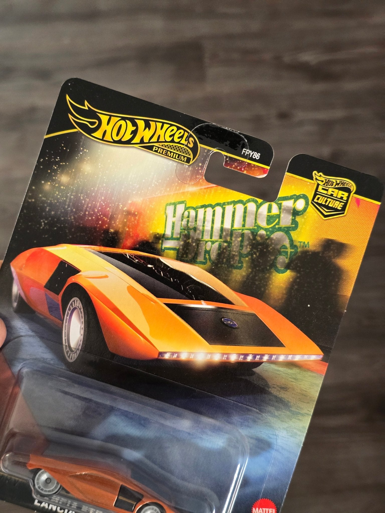 Premium Hot Wheels Lancia Stratos Zero - Hammer Drop (Imported) - Kinder Logs