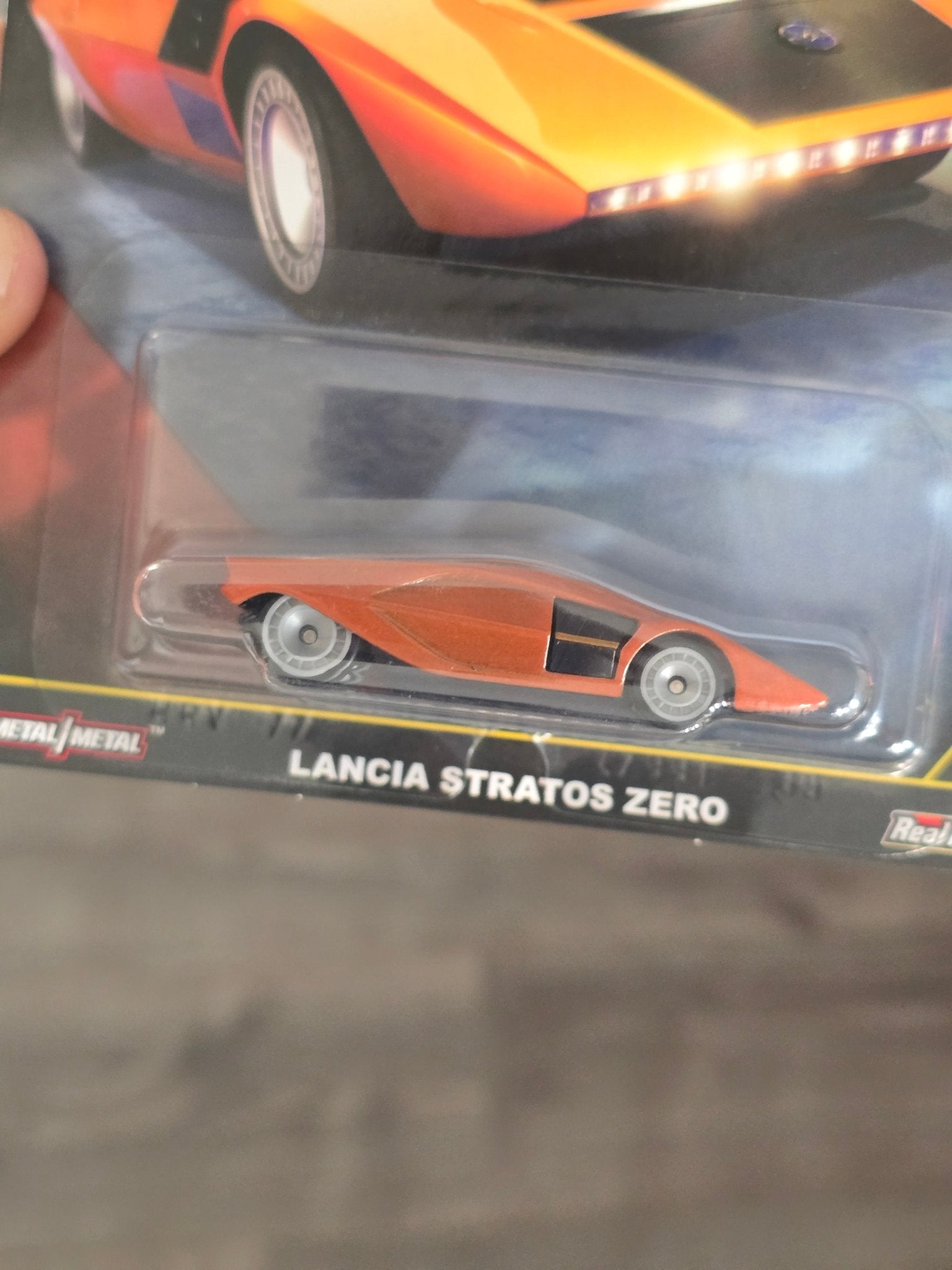Premium Hot Wheels Lancia Stratos Zero - Hammer Drop (Imported) - Kinder Logs