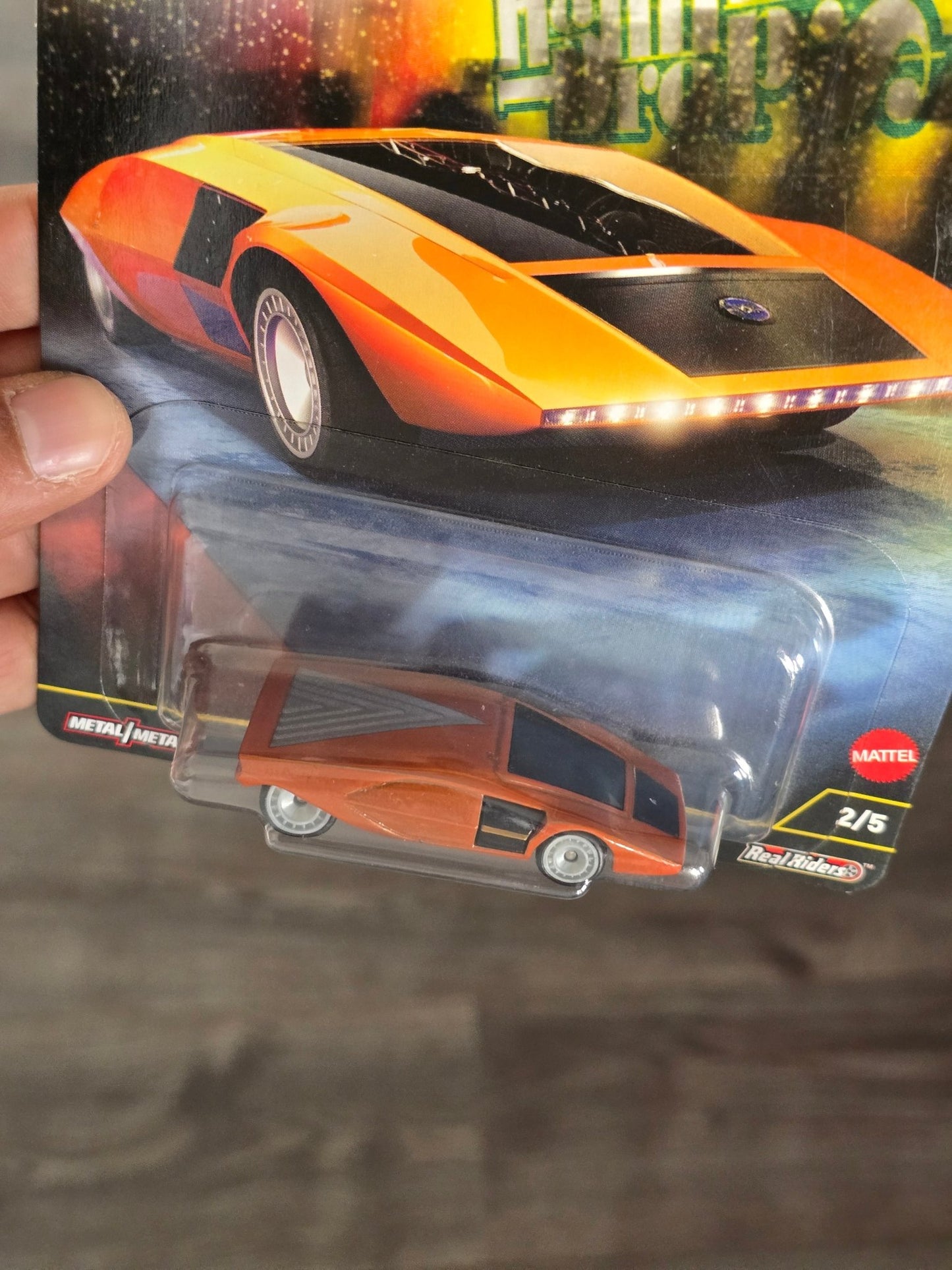 Premium Hot Wheels Lancia Stratos Zero - Hammer Drop (Imported) - Kinder Logs