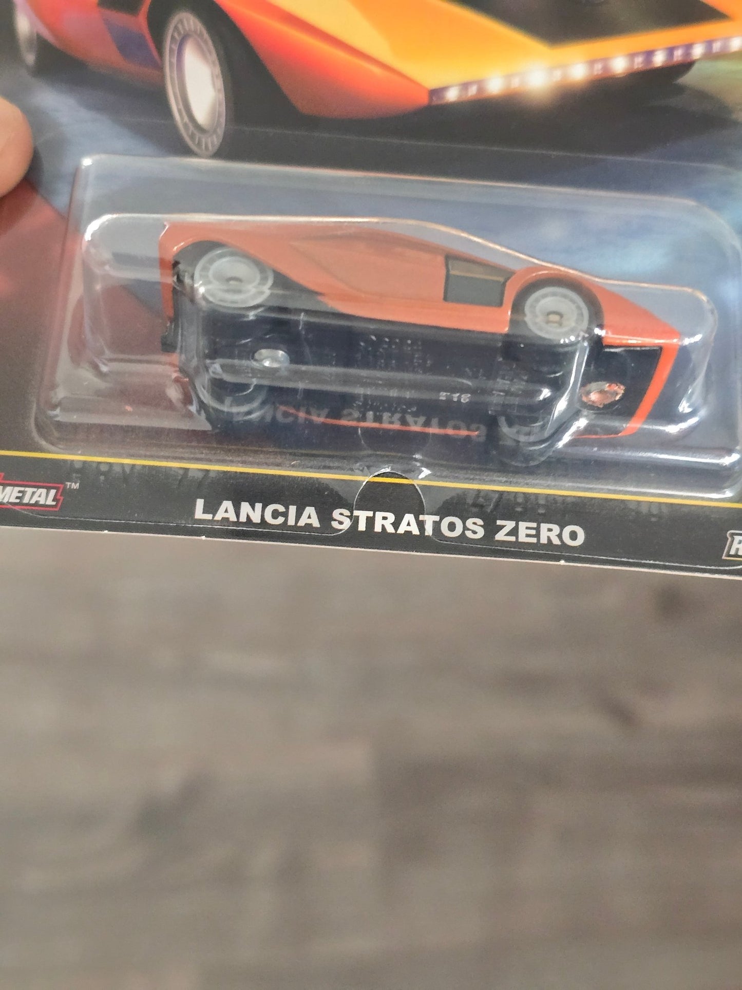 Premium Hot Wheels Lancia Stratos Zero - Hammer Drop (Imported) - Kinder Logs