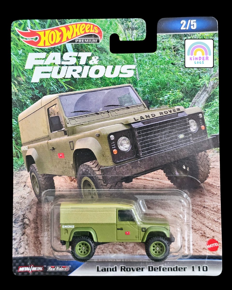 Premium Hot Wheels Land Rover Defender 110 - Kinder Logs