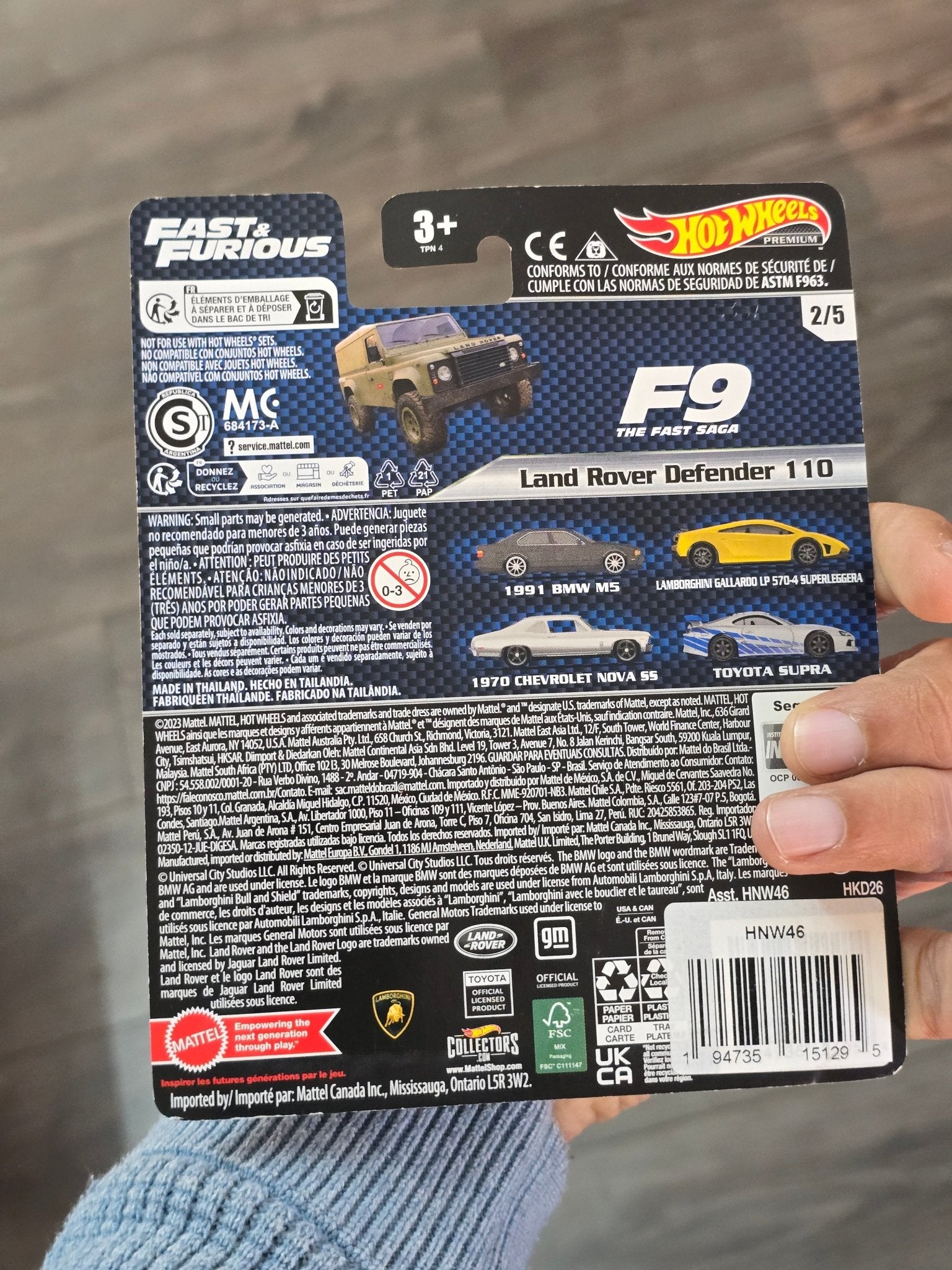 Premium Hot Wheels Land Rover Defender 110 (Imported) - Kinder Logs