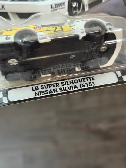Premium Hot Wheels LB Super Silhouette Nissan Silvia S15 Liberty Walk (Imported) - Kinder Logs