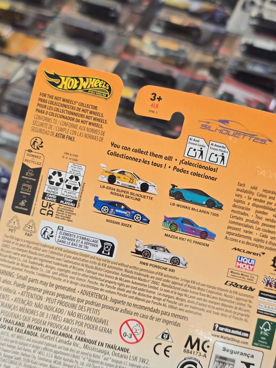 Premium Hot Wheels LB - Works McLaren 720S Silhouettes - Liberty Walk (Imported) - Kinder Logs