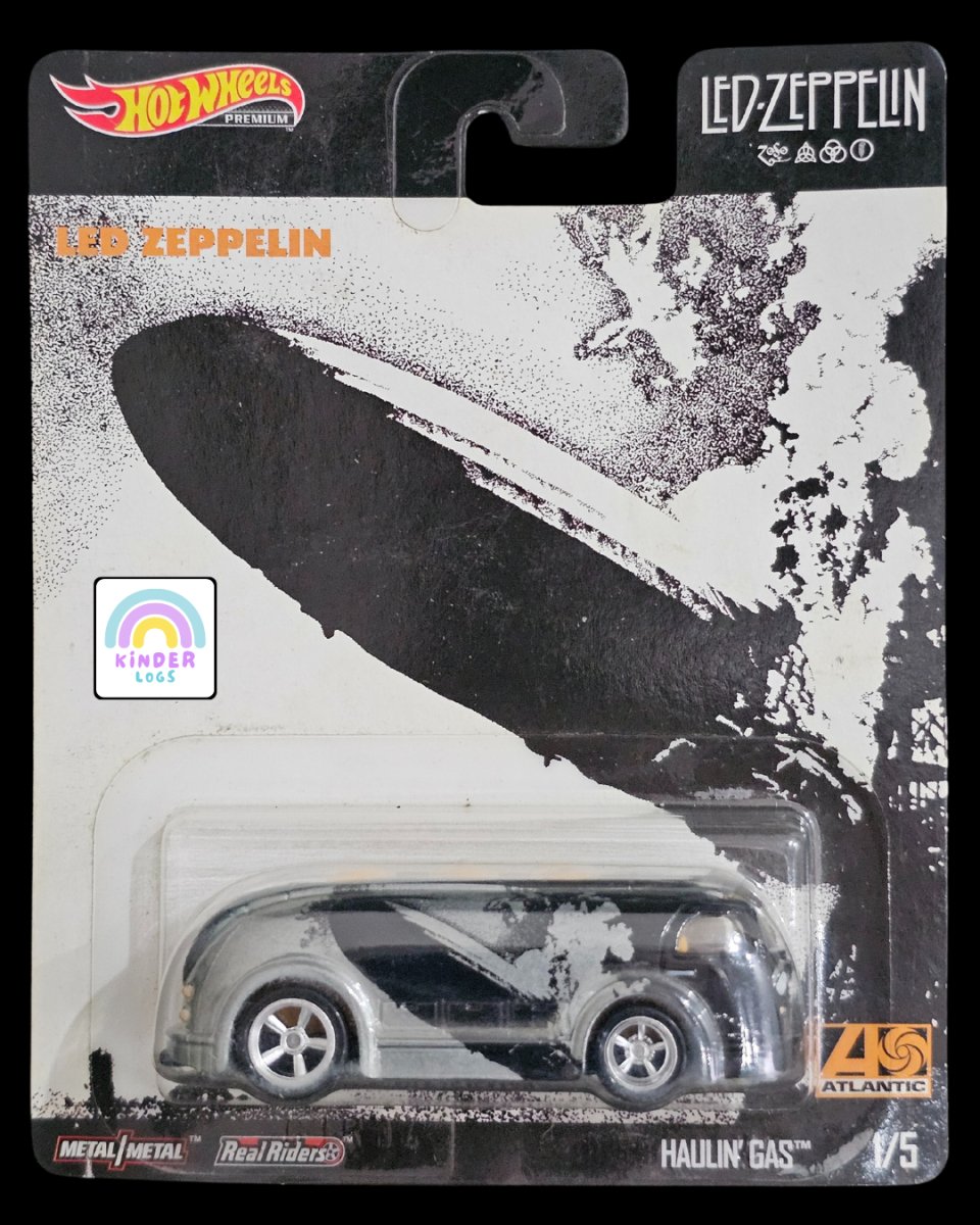 Premium Hot Wheels LED Zeppelin Haulin' Gas - Kinder Logs