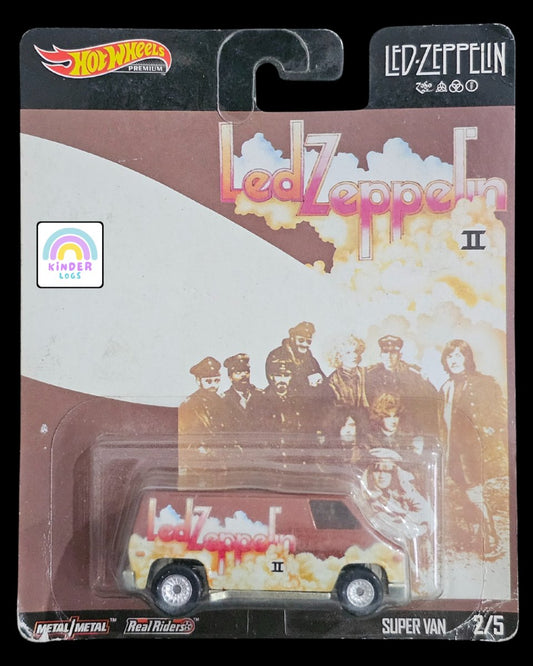 Premium Hot Wheels LED Zeppelin Super Van - Kinder Logs