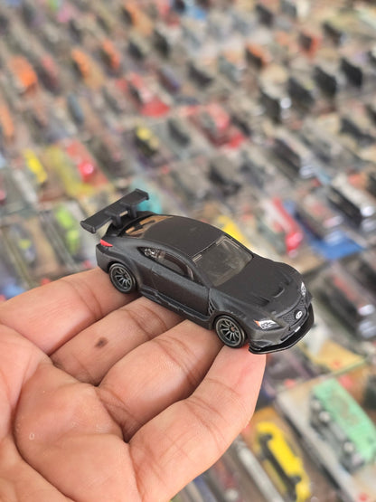 Premium Hot Wheels Lexus RC F GT3 - Matte Black (Uncarded) - Kinder Logs