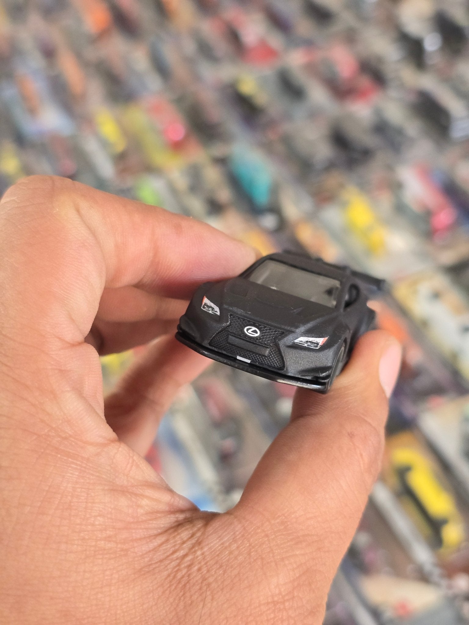 Premium Hot Wheels Lexus RC F GT3 - Matte Black (Uncarded) - Kinder Logs