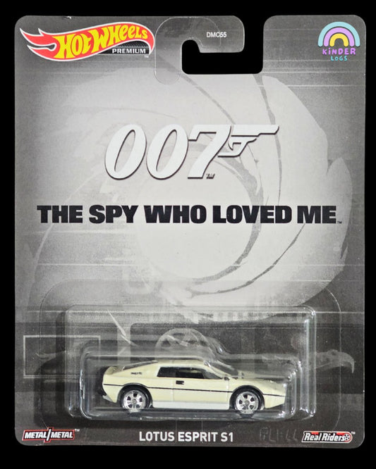 Premium Hot Wheels Lotus Esprit S1 - 007 The Spy Who Loved Me - Kinder Logs