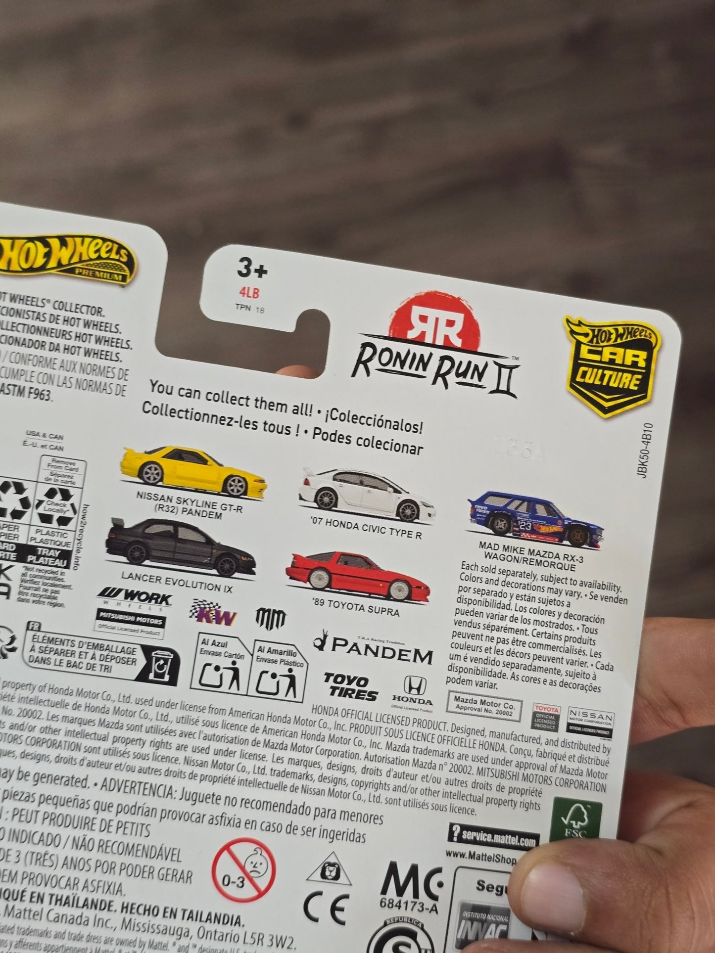 Premium Hot Wheels Mad Mike Mazda RX - 3 Wagon - Ronin Run II (Imported) - Kinder Logs