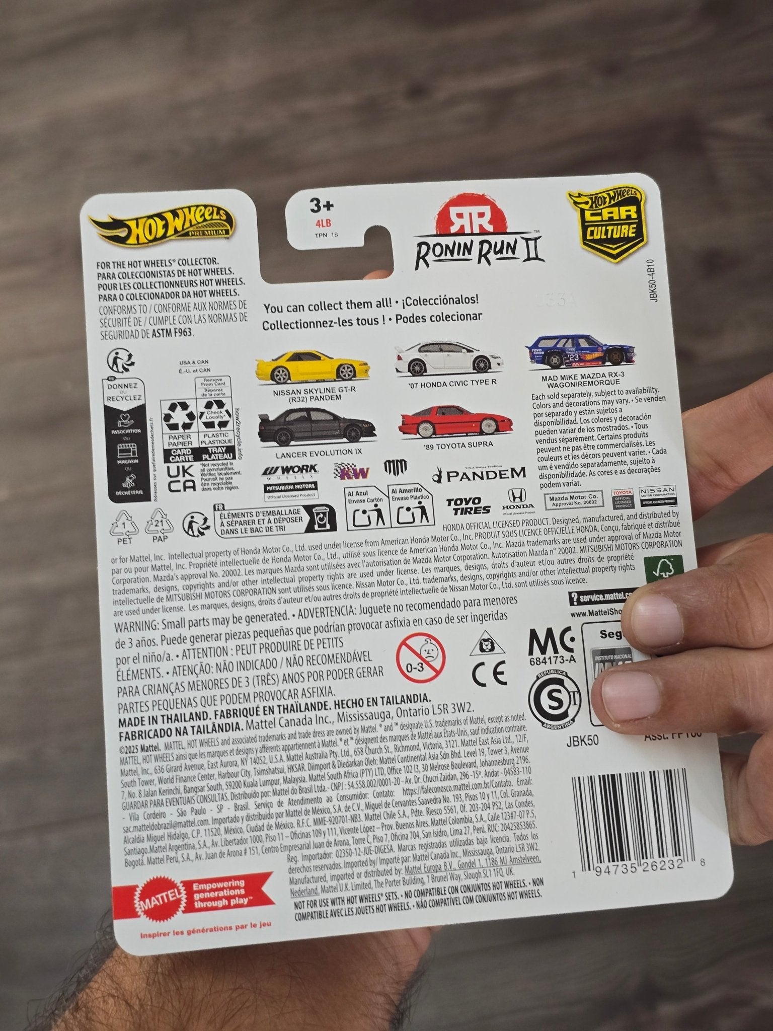 Premium Hot Wheels Mad Mike Mazda RX - 3 Wagon - Ronin Run II (Imported) - Kinder Logs