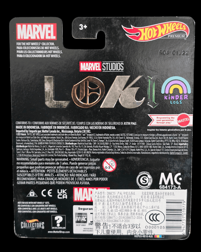 Premium Hot Wheels Marvel Studios 'Loki' Thanoscopter Helicopter - Kinder Logs