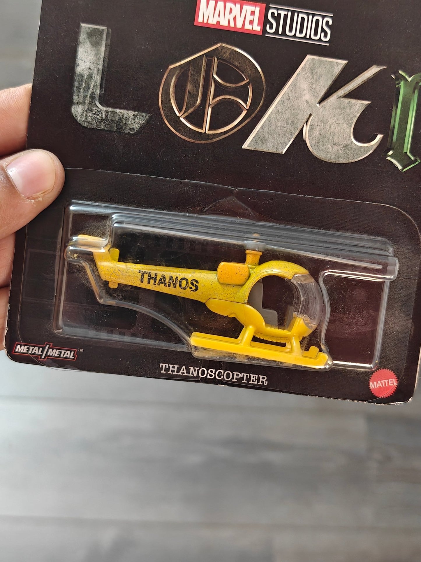 Premium Hot Wheels Marvel Studios 'Loki' Thanoscopter Helicopter - Kinder Logs