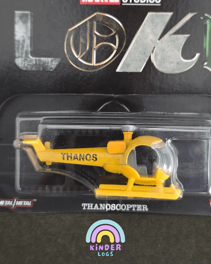 Premium Hot Wheels Marvel Studios 'Loki' Thanoscopter Helicopter - Kinder Logs