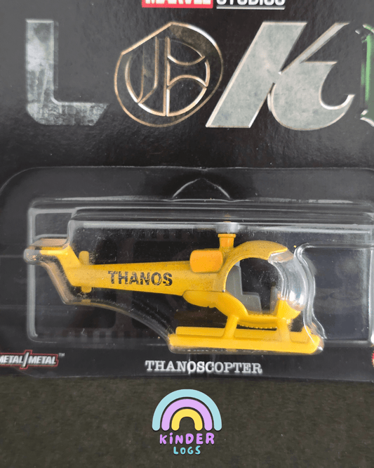 Premium Hot Wheels Marvel Studios 'Loki' Thanoscopter Helicopter - Kinder Logs