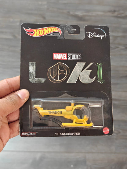 Premium Hot Wheels Marvel Studios 'Loki' Thanoscopter Helicopter - Kinder Logs