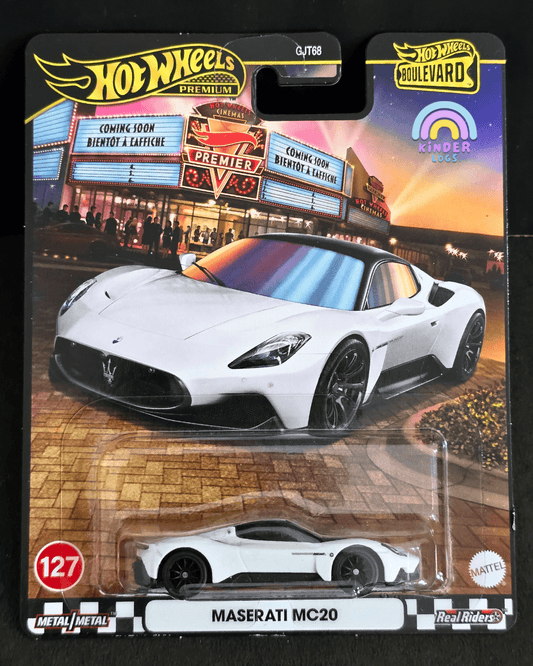 Premium Hot Wheels Maserati MC20 - Boulevard 127 (Imported) - Kinder Logs