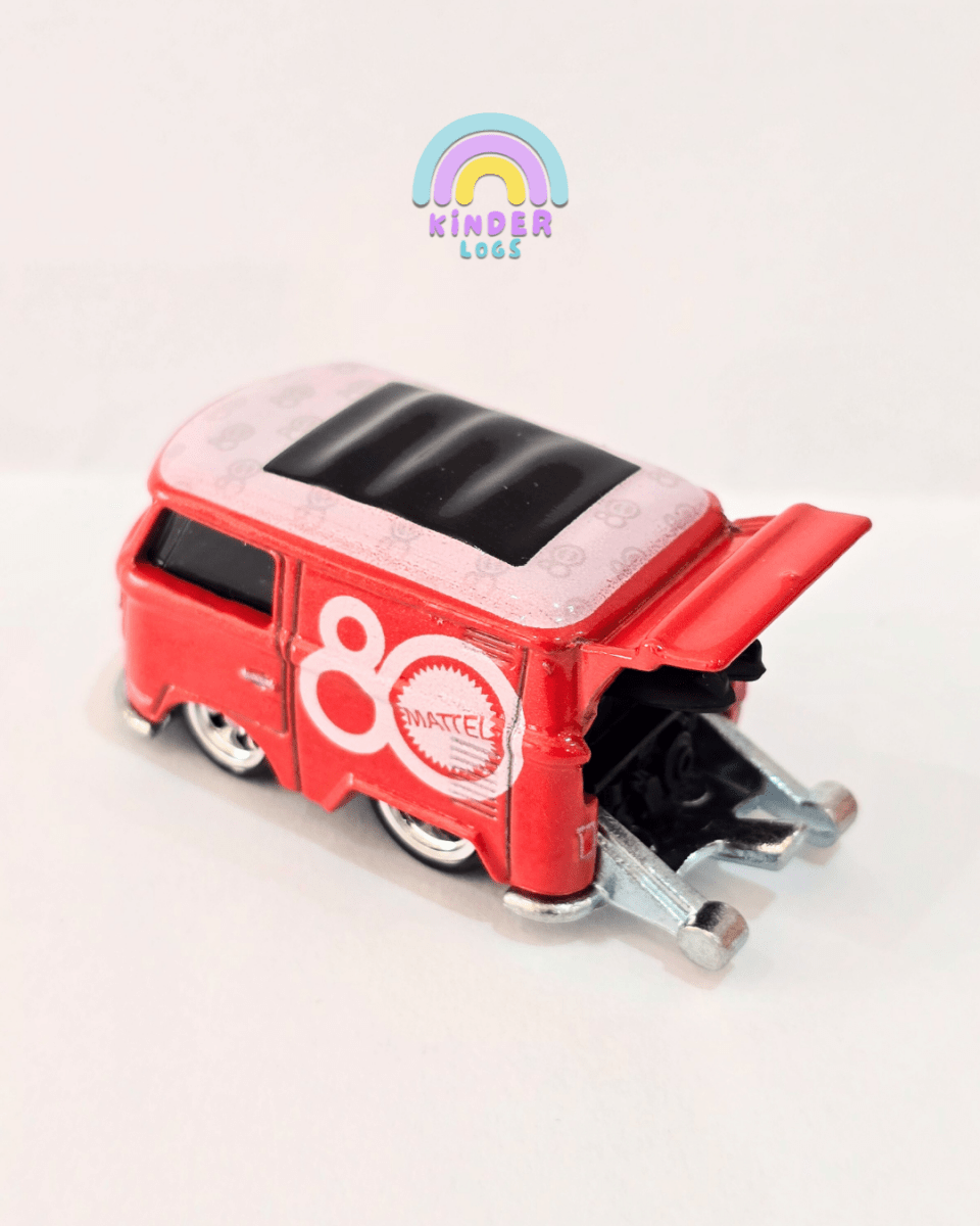 Kool Ree Premium Hot Wheels Kool Kombi - Red (Uncarded) - Kinder Logs India