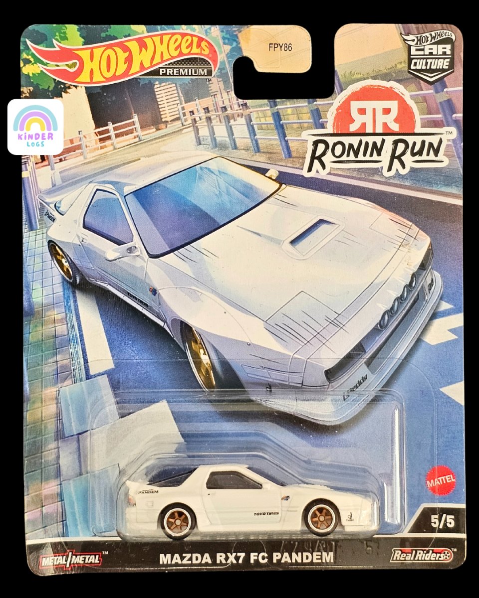 Premium Hot Wheels Mazda RX7 FC Pandem - Ronin Run - Kinder Logs