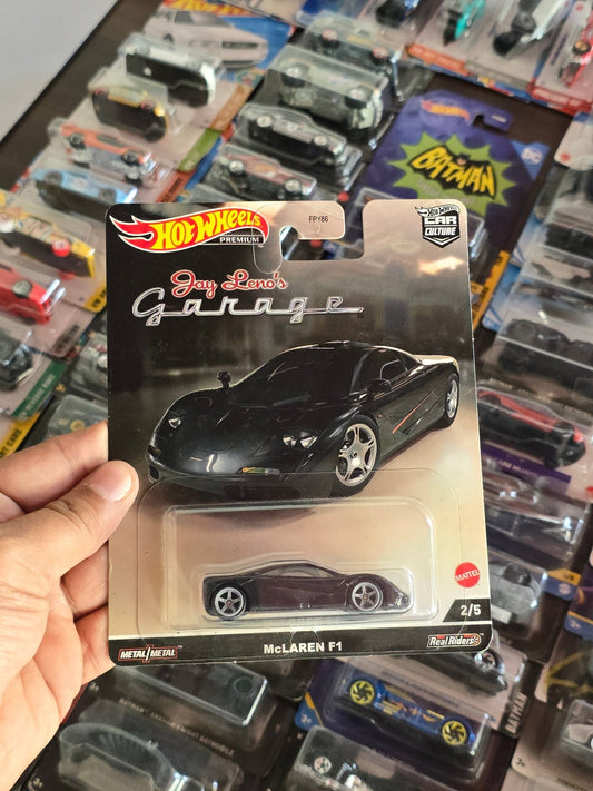 Premium Hot Wheels McLaren F1 - Jay Leno's Garage (Imported) - Kinder Logs
