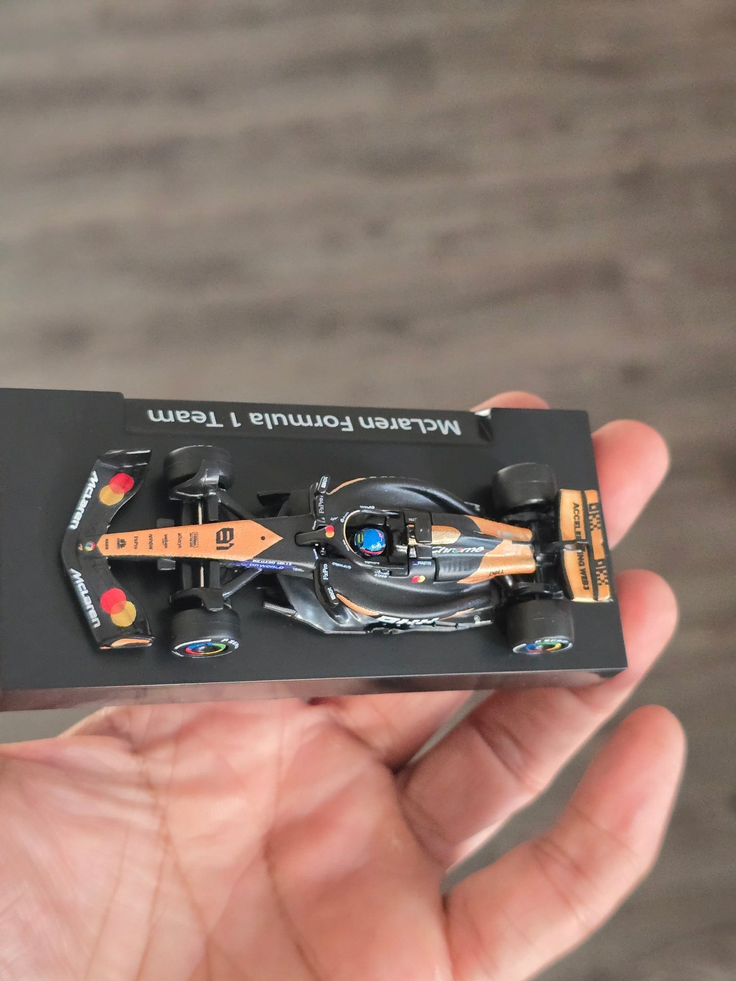 Premium Hot Wheels McLaren Formula 1 Team 81 (Uncarded - New) - Kinder Logs