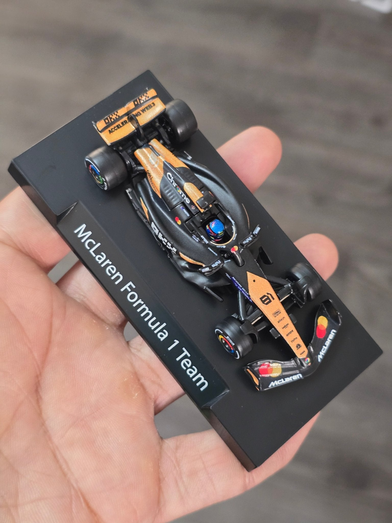 Premium Hot Wheels McLaren Formula 1 Team 81 (Uncarded - New) - Kinder Logs