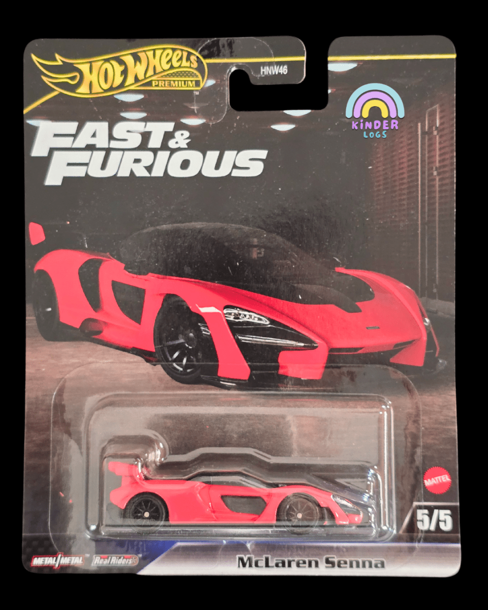 Premium Hot Wheels McLaren Senna - Fast And Furious - Kinder Logs