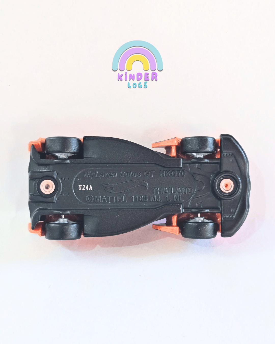 Premium Hot Wheels McLaren Solus GT - Orange (Uncarded - New) - Kinder Logs