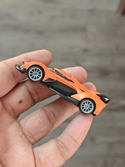 Premium Hot Wheels McLaren Solus GT - Orange (Uncarded - New) - Kinder Logs