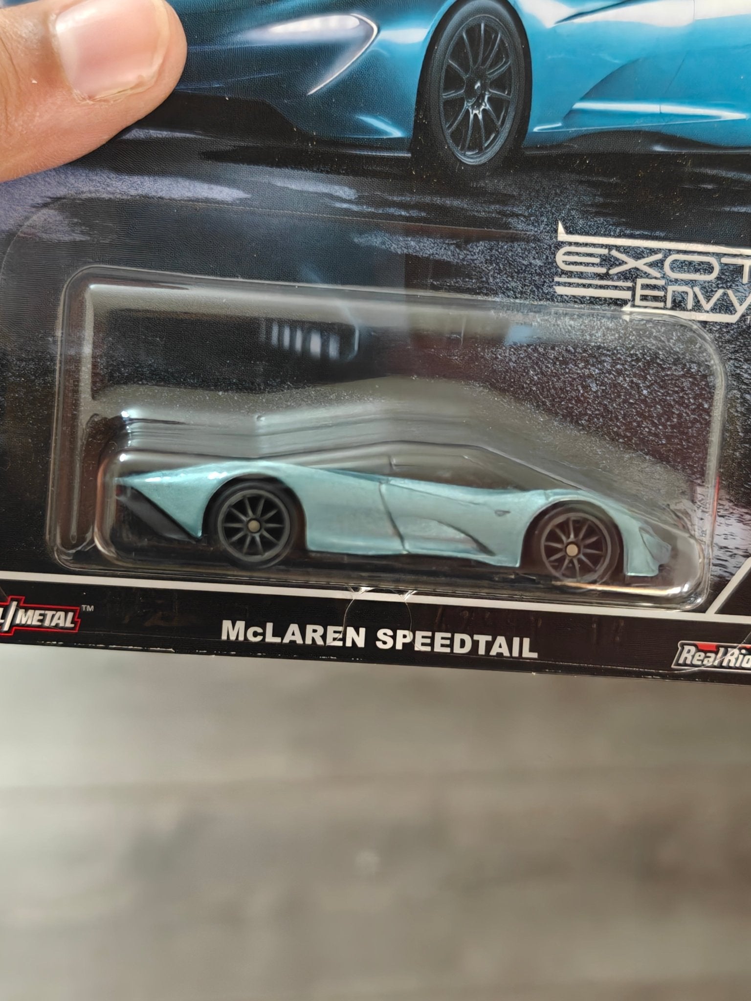 Premium Hot Wheels McLaren Speedtail - Exotic Envy (Imported) - Kinder Logs