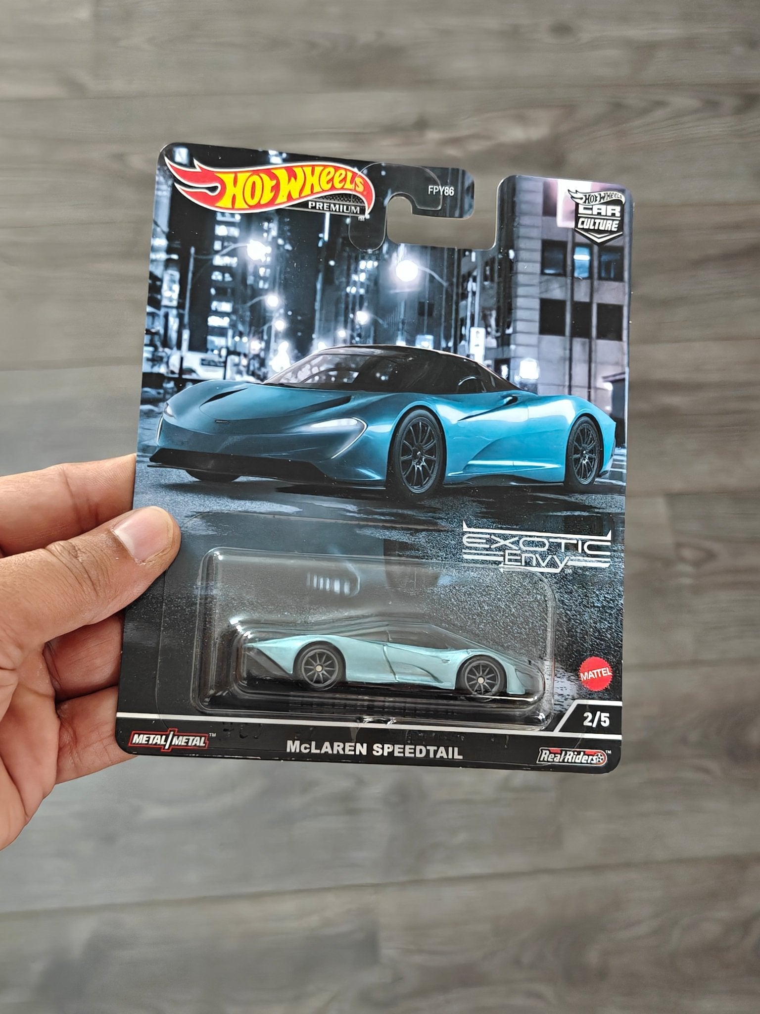 Premium Hot Wheels McLaren Speedtail - Exotic Envy (Imported) - Kinder Logs
