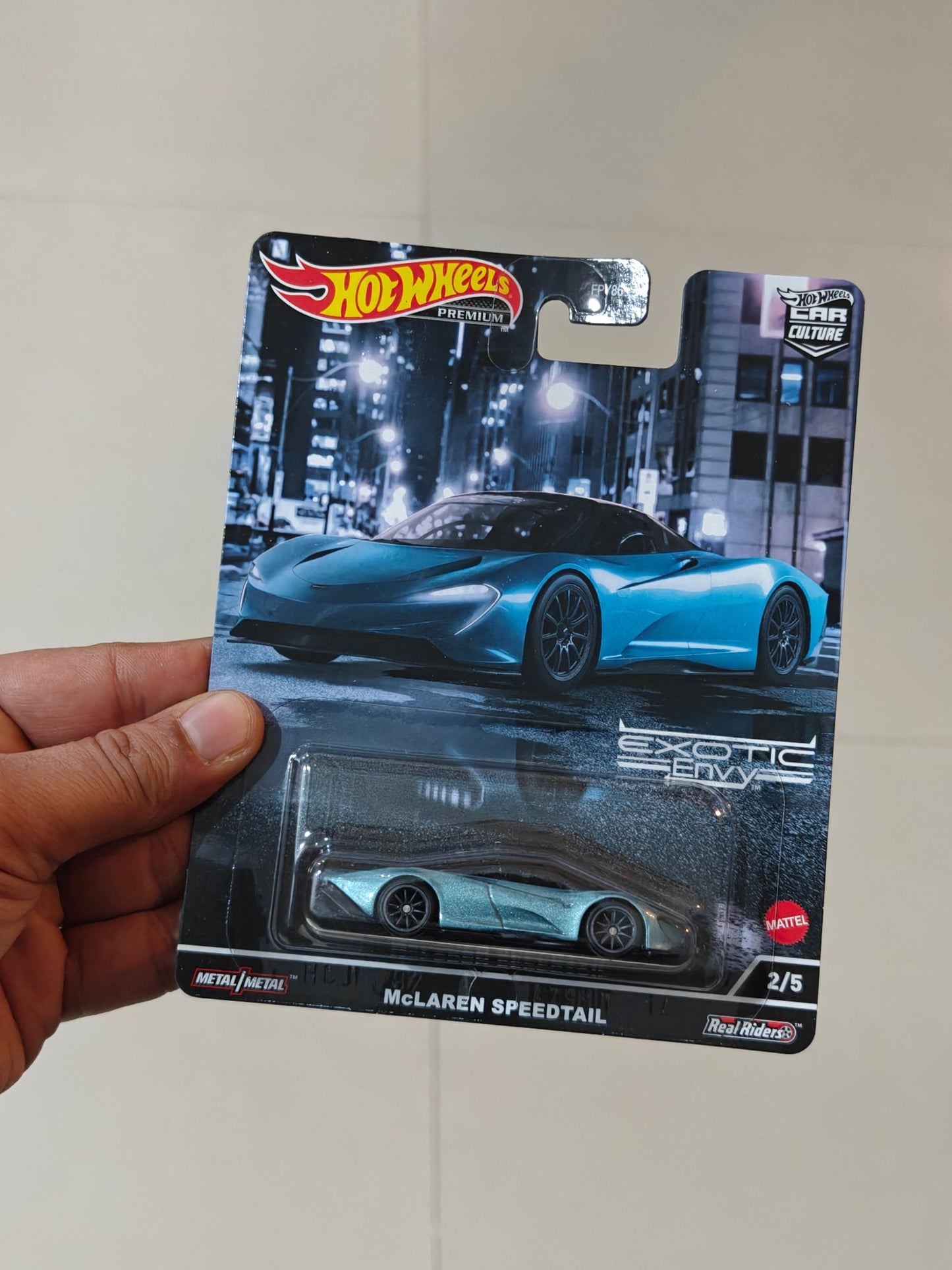 Premium Hot Wheels McLaren Speedtail - Exotic Envy (Imported) - Kinder Logs