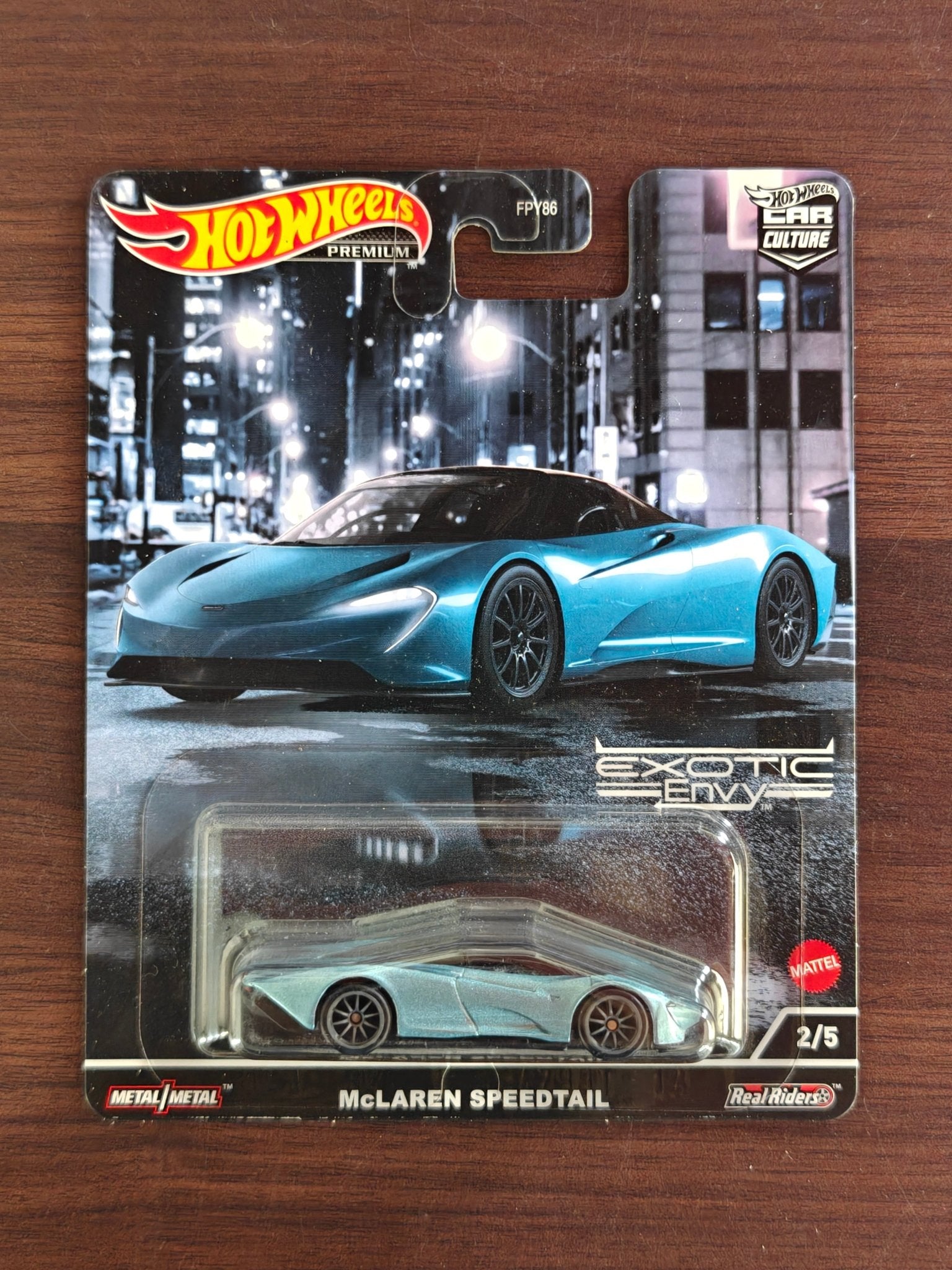 Premium Hot Wheels McLaren Speedtail - Exotic Envy (Imported) - Kinder Logs
