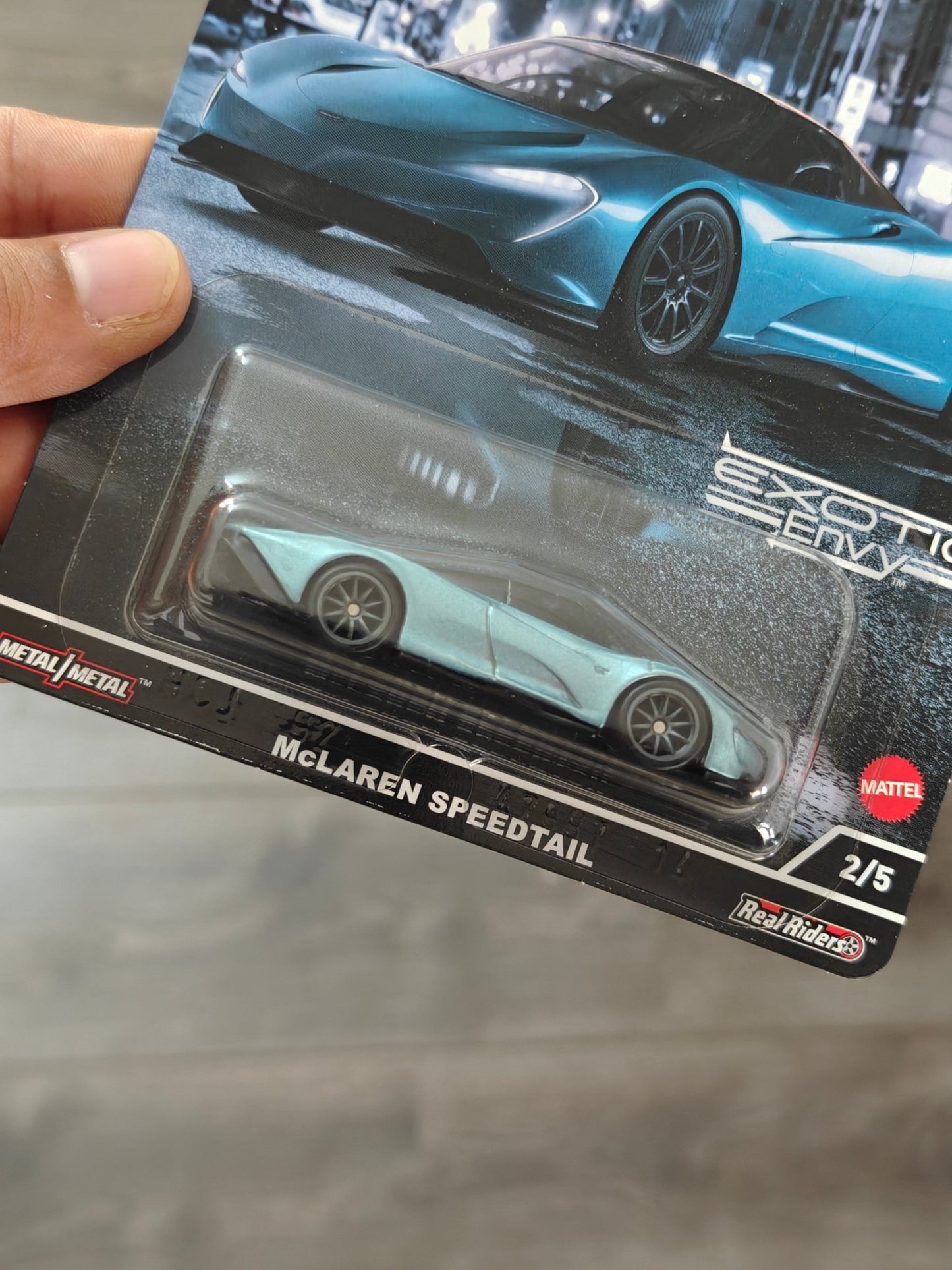 Premium Hot Wheels McLaren Speedtail - Exotic Envy (Imported) - Kinder Logs
