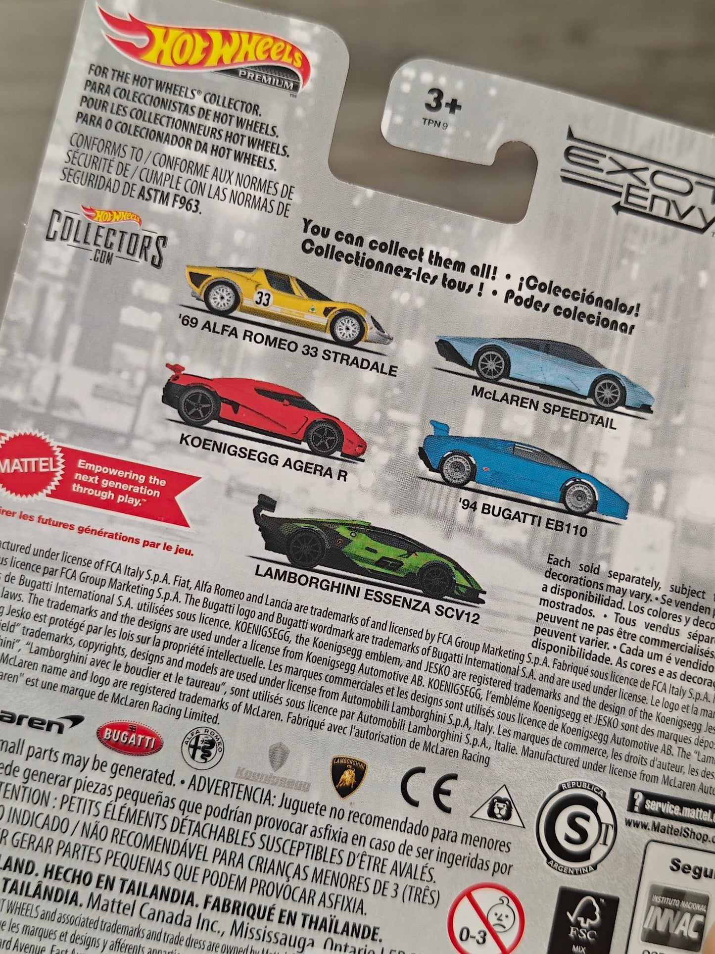 Premium Hot Wheels McLaren Speedtail - Exotic Envy (Imported) - Kinder Logs