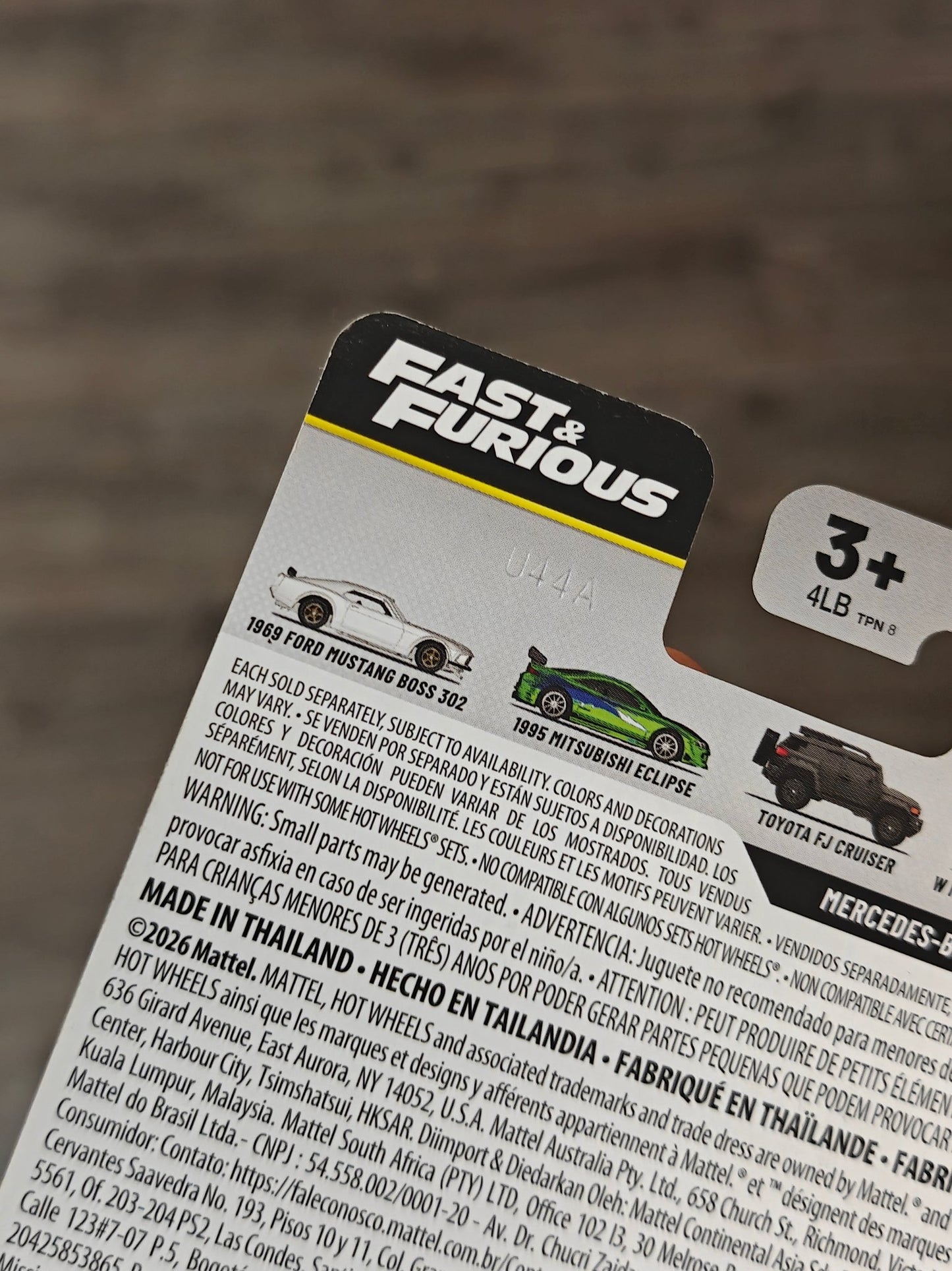 Premium Hot Wheels Mercedes - Benz 500 SEL - Fast And Furious (Imported) - Kinder Logs