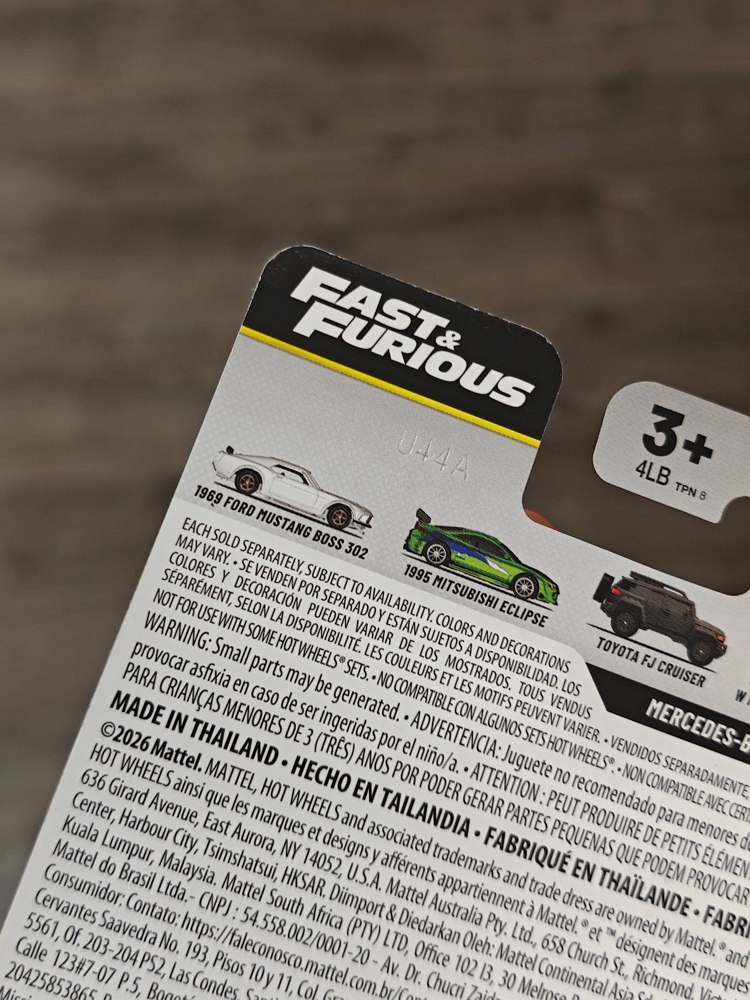 Premium Hot Wheels Mercedes - Benz 500 SEL - Fast And Furious (Imported) - Kinder Logs