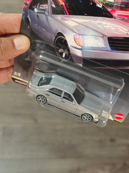 Premium Hot Wheels Mercedes - Benz 500 SEL - Fast And Furious (Imported) - Kinder Logs