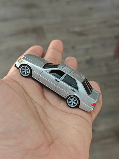 Premium Hot Wheels Mercedes - Benz 500 SEL - Silver (Uncarded - New) - Kinder Logs